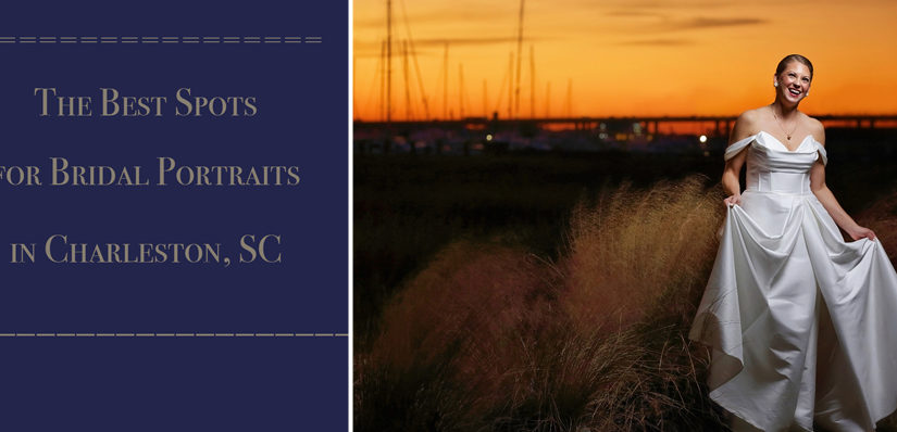 For this Journal titled The Best Spots for Bridal Portraits In Charleston, SC we chose this incredible beautiful sunset bridal portrait